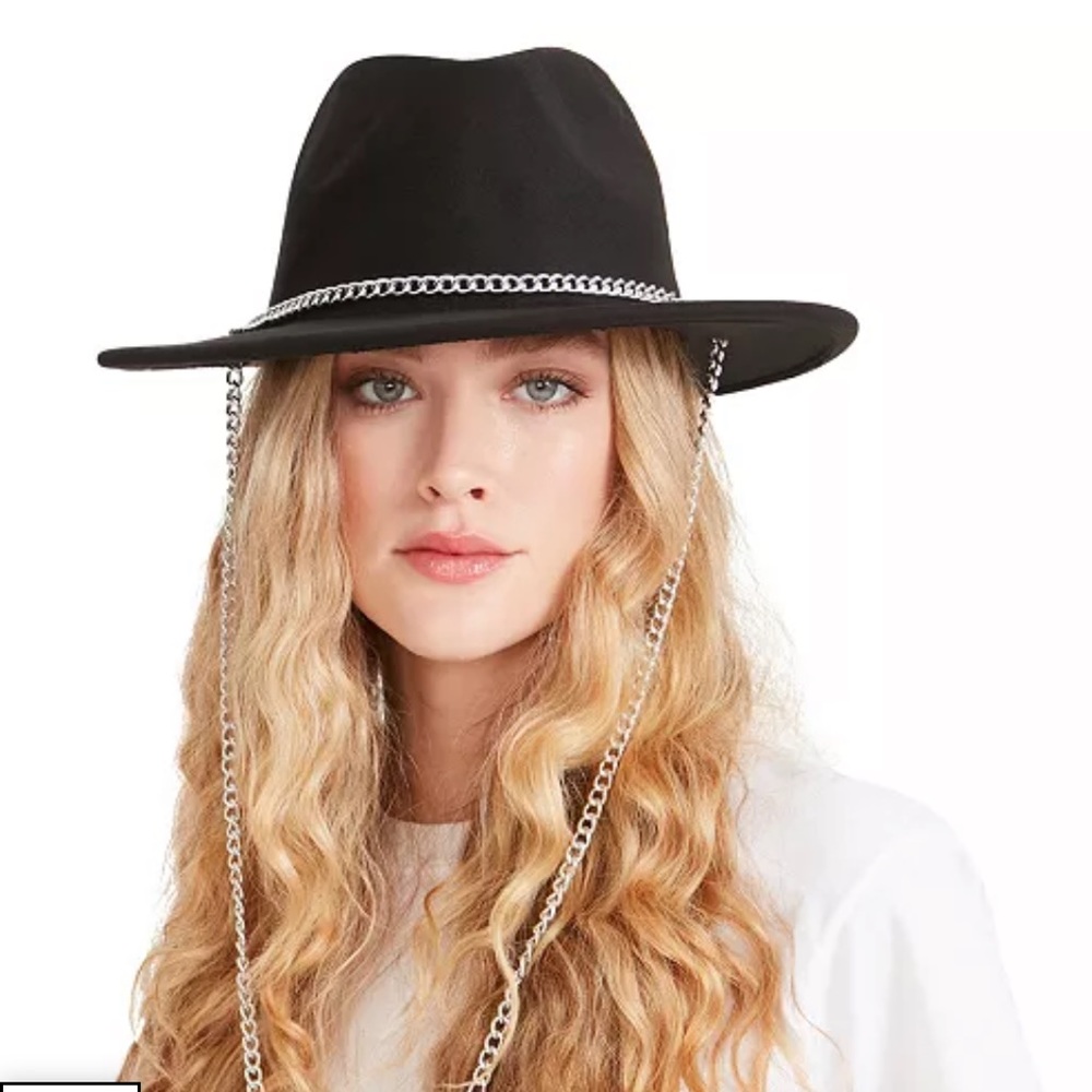 Revolve  western Bolero Hat with chain